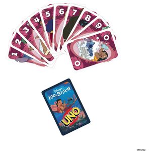 UNO παιχνίδι με κάρτες Lilo i Stitch (JCC10)