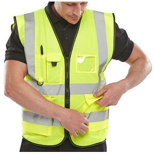 Kamizelka ostrzegawcza BEESWIFT Executive, rozm. 3XL, żółta