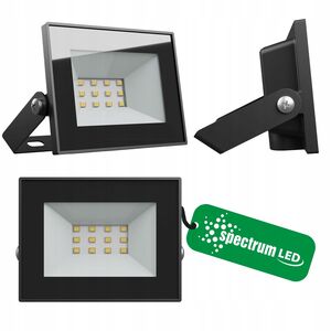 NOCTIS LUX 4 ΠΡΟΒΟΛΕΑΣ 10W NW 230V IP65 94x78x24mm ΜΑΥΡΟ