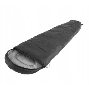 Easy Camp Starling Mummy Μαύρος 8°C | Υπνόσακος | 210 x 75 x 50 cm | -5 έως 12 °C | Διπλής κατεύθυνσης άνοιγμα, αυτόματο κλείδωμα