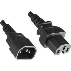Kabel zasilający EFB EFB Warmgeräteverl. C14 180°-C15 180°,sw,3m,3x1.00mm