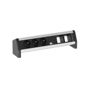 Listwa zasilająca Bachmann DESK 902.004 listwa zasilaj. 3x gn.UTE z bolcem uz. 2xwolne miejsce - 902.005
