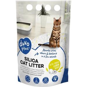 Duvo+ Premium Żwirek Silikonowy Dla Kota Cytryna 2kg 5L