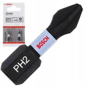 ΜΥΤΕΣ ΒΙΔΩΝ BOSCH 25MM PH2 2ΤΜΧ