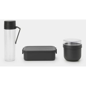 BRABANTIA Σετ πρωινού και μεσημεριανού Make &amp| Take σκούρο γκρι 206740