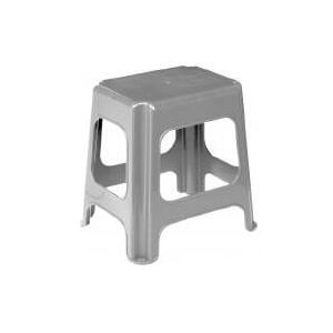 Σκαμπό "Maxi" Max 41x33 5x42 5cm ασημί χρώμα 4052396013672