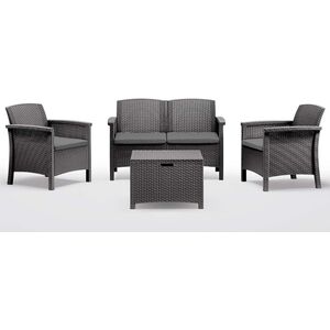 Σετ επίπλων κήπου Set Venezia 2 γκρι 8003723491676