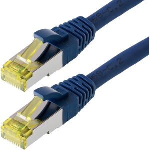 Telegärtner Patchkabel, S/FTP, PiMF, Cat 6A (ISO/IEC), niebieski, 7,5 m (L00004A0057)
