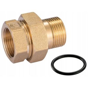 ARKAINSTALACJE Σύνδεσμος Calido CA/KG-9311-15-O ορειχάλκινος ευθύς 1/2" με O -ring
