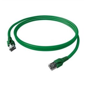 Kabel krosowy EasyLan FlexBoot Cat.6A, S/FTP, zielony, 5 m