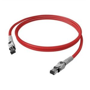 Kabel krosowy EasyLan VarioBoot Cat.6A, S/FTP, czerwony, 3 m