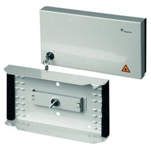 TELEGRTNER FO Compact Splice Box, 265x150x55 mm, RAL 7035
