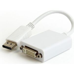 Adapter AV Gembird DisplayPort - DVI-I biały (A-DPM-DVIF-03-W)