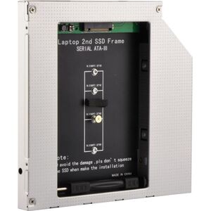 Kieszeń Gembird ramka 5.25 - M.2 SSD w miejsce CD/DVD 12.7mm (A-SATA12M2-01)