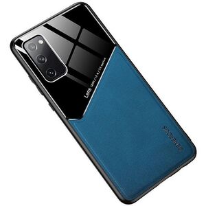 Mocco Lens Leather Back Case for Apple iPhone 12 Blue