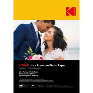 Κωδικό χαρτί φωτογραφιών A4 Ultra Premium γυαλιστερό 280g 25 φύλλα