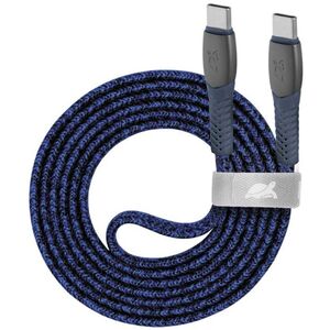 CABLE USB-C TO USB-C 1.2M/BLUE PS6105 BL12 RIVACASE