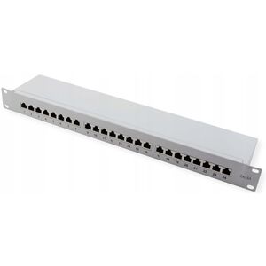 VALUE Patch panel kat. 6A (klasa EA) 19, 24 porty, STP, szary