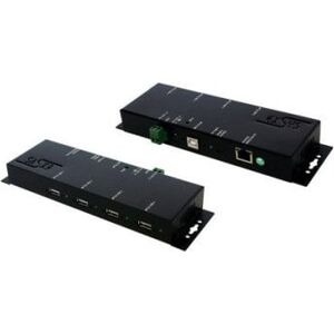 Switch Exsys EXSYS EX-6002PoE Ethernet 1Gigabit do 4 USB 2.0 z PoE