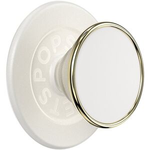Uchwyt i podstawka do telefonu           Popsockets Round Luxe Coconut Creme Enamel MagSafe beżowy 808938