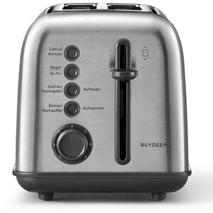 BUYDEEM 2 Slice Toaster model DT620E color Stainless Steel EU