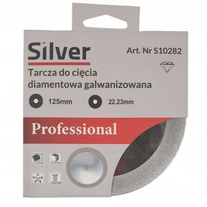 TARCZA DIAMENTOWA DO CIĘCIA 125x1,1x15mm /SILVER