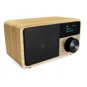 Sangean DDR-7 Natural Wood DAB+/FM-RDS/AUX-in/Bt Wooden Radio