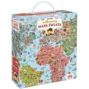 Puzzle odkrywcy - Mapa wiata 300 elementów