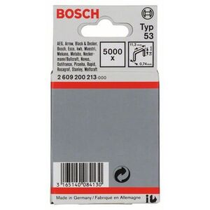 Bosch Zszywki z cienkiego drutu typ 53 14mm 5000szt. (2609200213)
