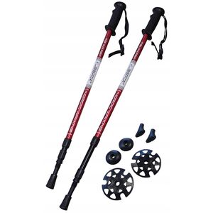 Kije Trekkingowe do Nordic Walking Składane Regulowane KUBISPORT 65-135 cm