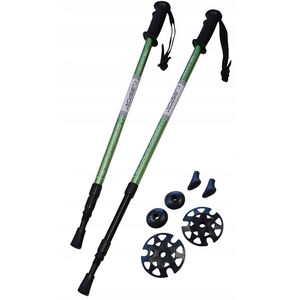 Kije Trekkingowe do Nordic Walking Składane Regulowane KUBISPORT 65-135 cm