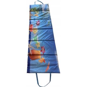 Koc Plażowy Mata Leżanka Leżak Składany Wodoodporny KUBISPORT 195x55 cm