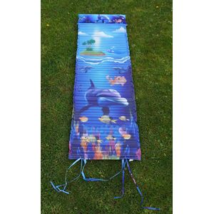 Leżak Plażowy Piankowy z Zagłówkiem Nadrukiem KUBISPORT 184 x 55 x 1,5 cm