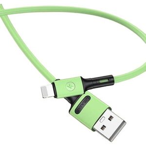 Kabel USB Usams USB-A - Lightning 1 m Zielony (69867-uniw)