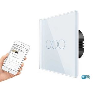 Hurtel Αισθητήρας διακόπτης Tripolis, τηλεχειριστήριο (WIFI), Λευκός