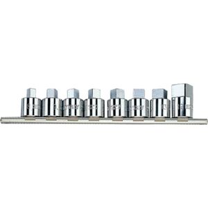 King Tony ZESTAW NASADEK TRZPIENIOWYCH 1/2" 8 cz. KWADRAT 8 - 19mm SZYNA King Tony