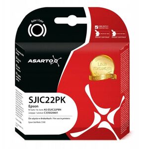 Tusz Asarto do Epson SJIC22PK | C33S020601 | 34ml | black
