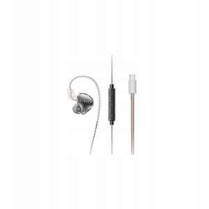 FiiO JD10 TC - złącze Type-C - διαφανές μαύρο - Δυναμικά ακουστικά in-ear