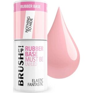 Claresa BrushUp! Rubber Base baza hybrydowa do paznokci Nothing To Hide 5g