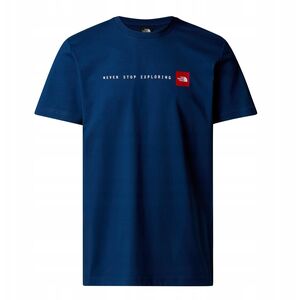 The North Face Κοντομάνικο Never Stop Exploring Tee NF0A87NSD1R Granatowe L