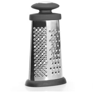 BergHOFF Essentials, Box grater, Black, Stainless steel, Stainless steel, 85 mm, 45 mm, 160 mm