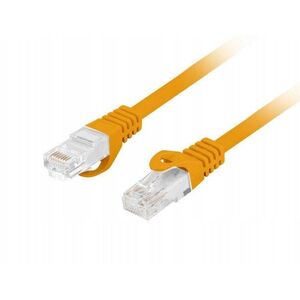 PATCHCORD KAT.6 UTP LSZH CU 0.25M POMARAŃCZOWY FLUKE PASSED LANBERG