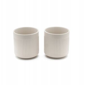1x2 Bredemeijer Teebecher Skagen 300ml weiß Steingut       147053