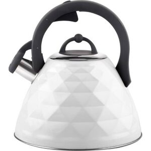 Berretti BERRETTI - Czajnik tradycyjny Rosa - 3 L - biały - indukcja - gaz - BR-7610