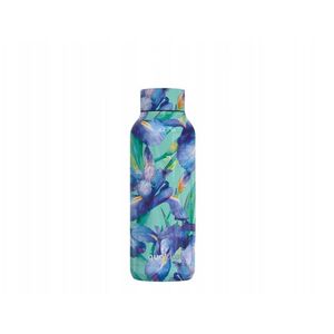 Quokka Solid - Butelka termiczna ze stali nierdzewnej 510 ml (Blue Irises)