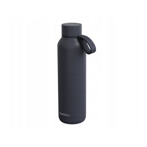 Quokka Solid With Strap - Butelka termiczna ze stali nierdzewnej 630 ml z paskiem (Slate)