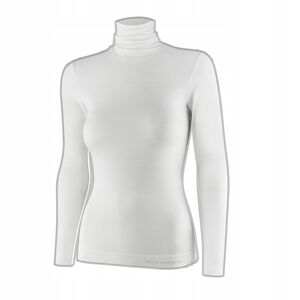 LS1627W Koszulka damska z golfem COMFORT MERINO kremowy XL