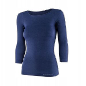 LS1628W Koszulka damska z rękawem 3/4 COMFORT MERINO granatowy XL