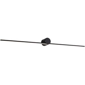 Oprawa ścienna SAVA LED nad lustro 7,5W 500lm 3000K 900mm IP44 230V czarny matowy / metal