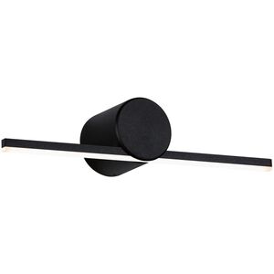 Oprawa ścienna SAVA LED nad lustro 4,2W 250lm 3000K 300mm IP44 230V czarny matowy / metal